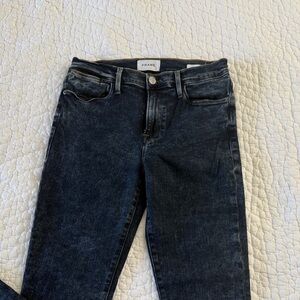 Frame Denim Women's Dark Wash Skinny Jeans